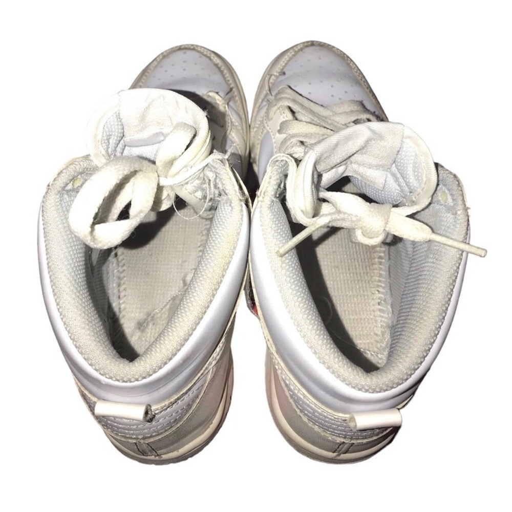 Nike Dunk High (GS) Summit White/Pure Platinum Sneakers DB2179 107 Youth Size 4y - Picture 5 of 11